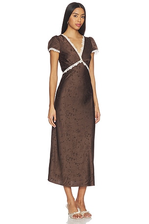 HEARTLOOM Kerry Dress in Brown