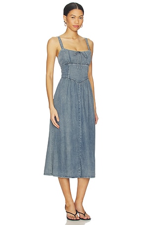 HEARTLOOM Delcia Dress in Blue. Size M. Also