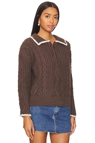 HEARTLOOM Ivana Sweater in Chocolate