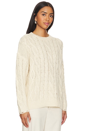 HEARTLOOM Tabby Sweater in Ivory