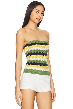 HEARTLOOM Henri Top in Green,Yellow