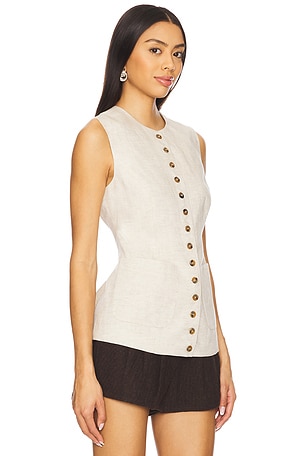 Heartloom chaleco josette en color Neutro