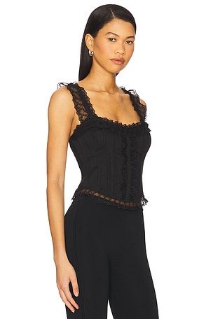 HEARTLOOM Ronnie Top in Black. Size XS. Also