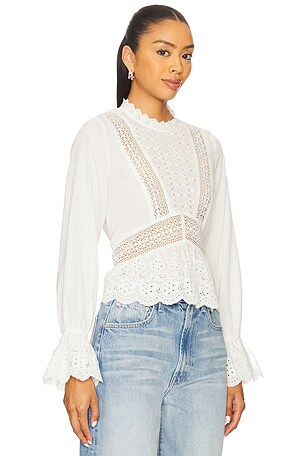 HEARTLOOM Miriam Top in Ivory