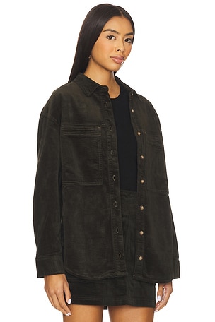 HEARTLOOM Tilly Shirt in Brown. Size XS. Also