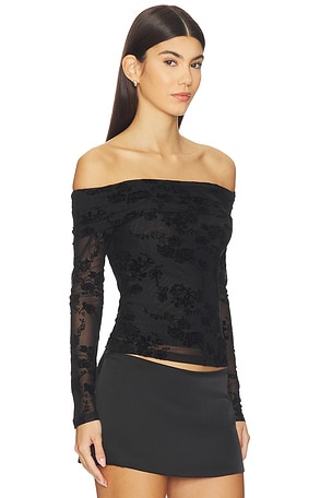 HEARTLOOM Tatum Top in Black