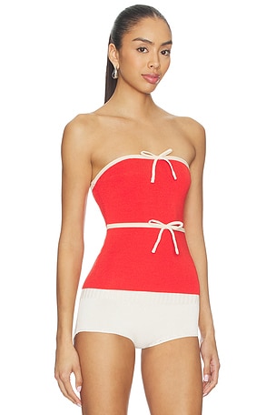 HEARTLOOM Averil Top in Red