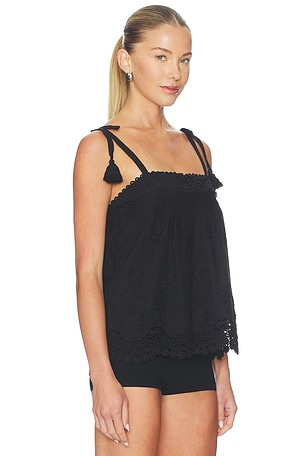 HEARTLOOM Alexa Top in Black. Size S. Also