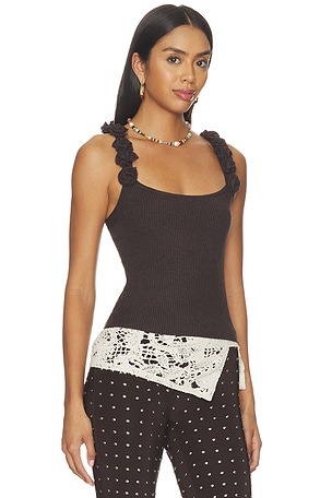 HEARTLOOM Marone Top en Chocolat