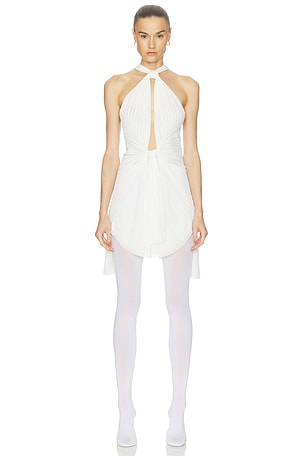 Pleated Drape Dress HAELO