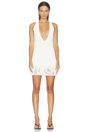VESTIDO DRAPED LOOP MINI DRESS HAELO