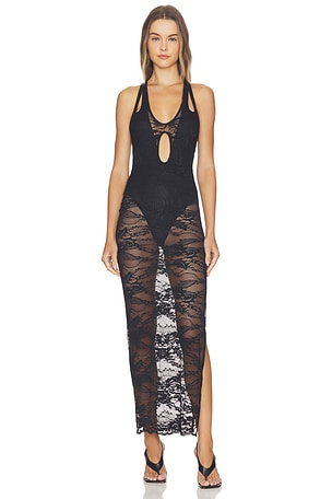 Lace Veiled Dress HAELO