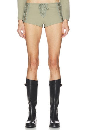 ШОРТЫ OPEN LACE UP MICRO SHORTS HAELO