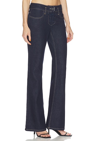 HAELO Low Waist Retro Jean in Blue