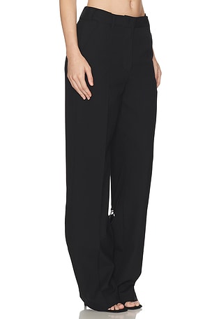 HAELO Flex Waist Tailored Trouser in Black