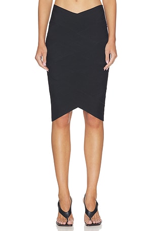 Bandage Weave Midi Skirt HAELO