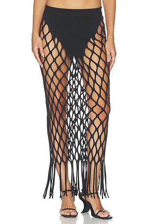 FALDA WING NET MAXIDRESS HAELO