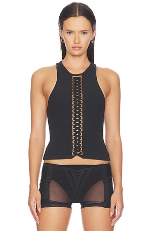 Lace Up Tank Top HAELO
