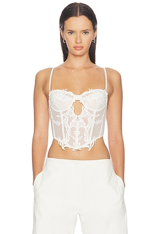 Wing Lace Crop Corset HAELO