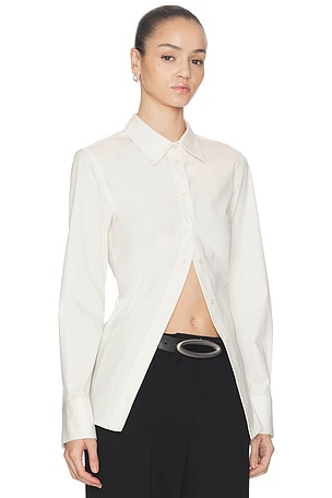 HAELO Cinch Back Shirt in White