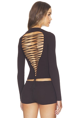 Laced Long Sleeve Top HAELO