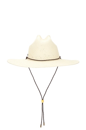 Hemlock Hat Co Las Olas Packable Lifeguard in Cream