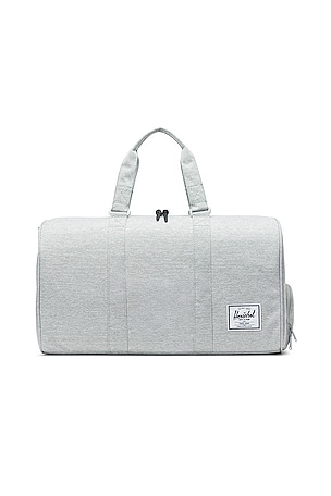 Herschel Supply Co. Novel Duffle Bag in Light Grey Crosshatch REVOLVE