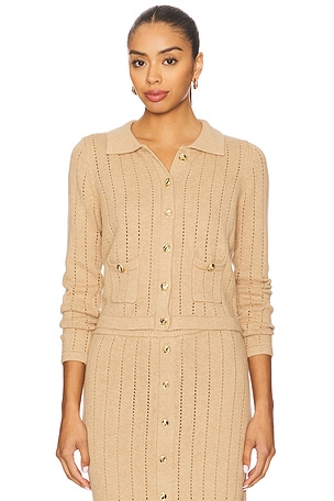 Nanette Cardigan HEVRON