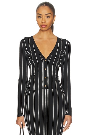 Pearl Cardigan HEVRON