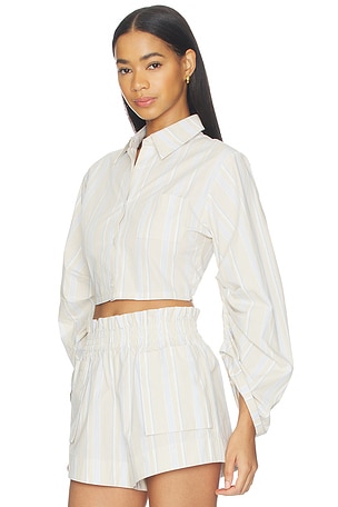 HEVRON Raquel Top in Beige