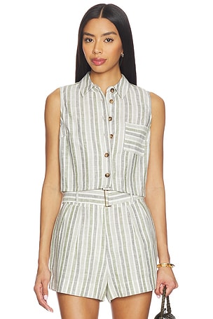 Katja Yarn Dyed Top HEVRON