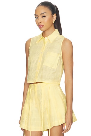 HEVRON Katja Top en Jaune