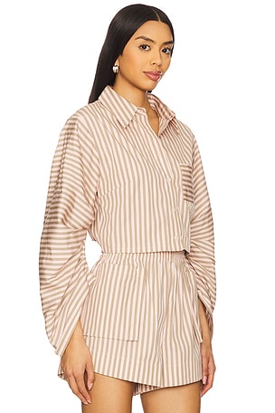 HEVRON Raquel Top in Blush