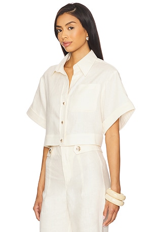 HEVRON Ellison Top in Ivory