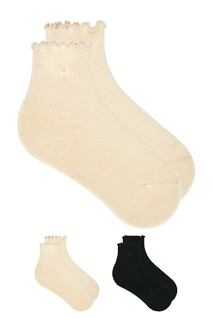 2 Pack Ruffle Sock Halfdays