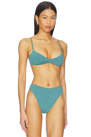HAIGHT. Adjustable Monica Top in Green. Size XS. Also