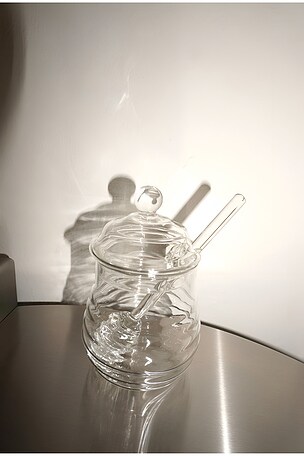 HueGah Home Miel Honey Pot & Dipper in NA