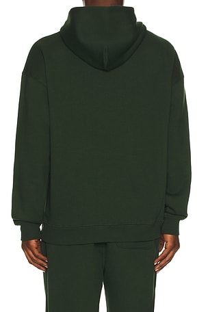 Huega House Icon Hoodie in Green. Size XL/1X. Also