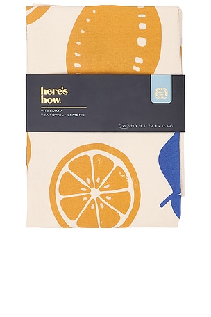 The Emmy Tea Towel Here's How
