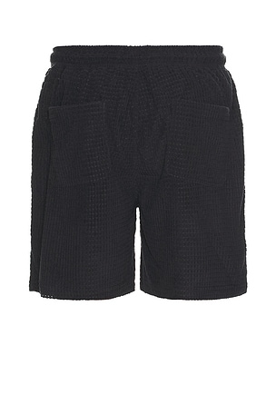 Honor The Gift Textured Knit Short in Black