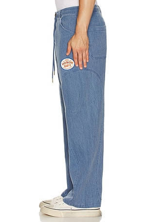 Honor The Gift Twill Party Jeans in Blue