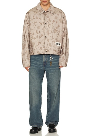 Honor The Gift Tonal Floral Jacket in Tan. Size XXL/2X. Also