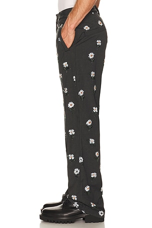 Honor The Gift Flowers Beaded Pant in Charcoal. Size 36. Also