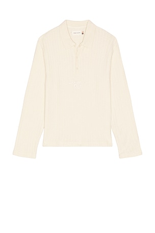 Long Sleeve Knit Polo Honor The Gift