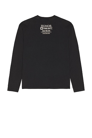 Honor The Gift Why Not Long Sleeve Tee in Black. Size XXL/2X. Also