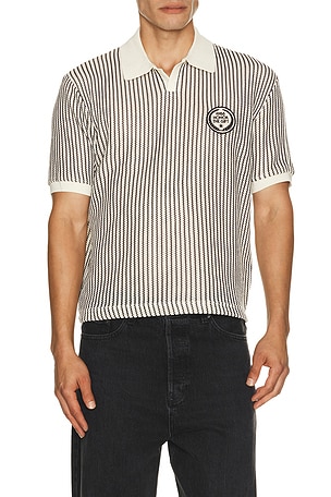 Striped Knit Polo Honor The Gift