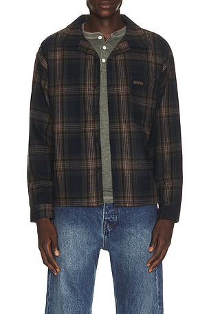 Plaid Flannel Long Sleeve Overshirt Honor The Gift