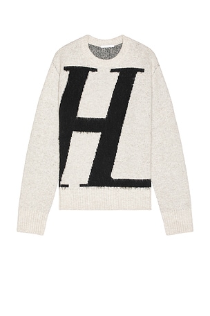 H Logo Crew Sweater Helmut Lang