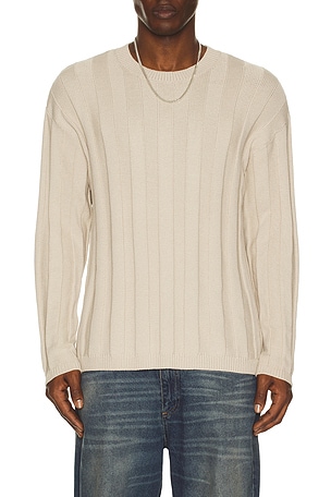 Wide Rib Crew Sweater Helmut Lang