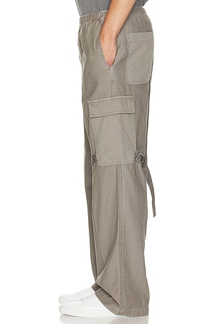 Helmut Lang Relaxed Cargo Pant in Brown